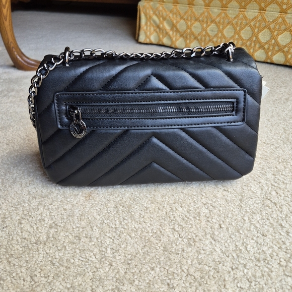 NWT Valentino Orlandi Black Quilted Crossbody Bag Retail $279 - Picture 8 of 12